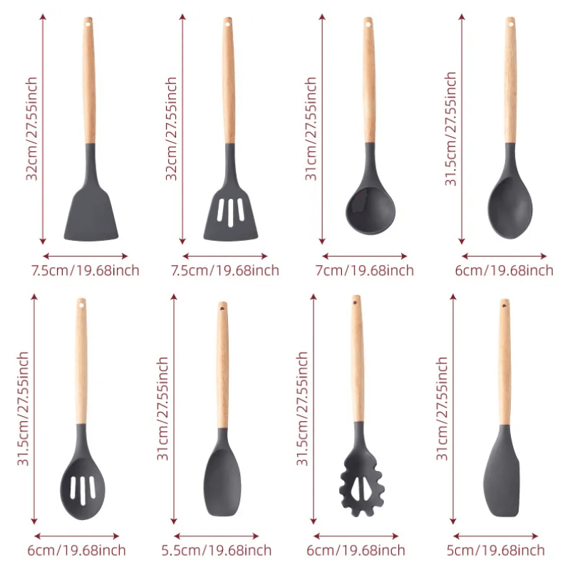 Cook Colletion Premium® - Kit de Utensílios de Cozinha - QG Shopping